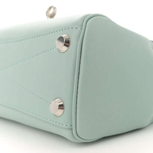 Smooth Calfskin Mini Bel Air Carry All Bag Mineral Green