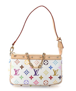 LV X TM Monogram Multicolor Pochette Accessories White