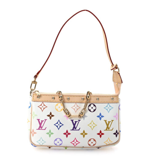 LV X TM Monogram Multicolor Pochette Accessories White