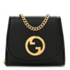 Roxy Calfskin Medium Blondie Chain Wallet Black