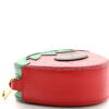 Textured Dollar Calfskin Retro Interlocking G Fruttini Strawberry Mini Crossbody