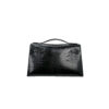 Kelly Pochette Lizard Bag – Black