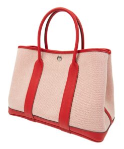 Hermès Garden Party 30 01/S3 Handbag – Blanc Rouge de Coeur