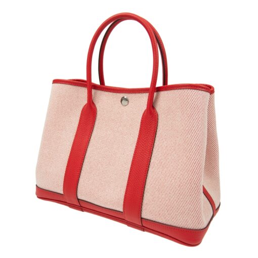 Hermès Garden Party 30 01/S3 Handbag – Blanc Rouge de Coeur