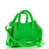 Grained Calfskin Neo Classic Silver Hardware Mini City Fluo Green