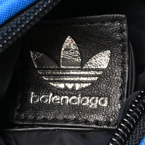 Balenciaga X ADIDAS Recycled Nylon Backpack Black Blue