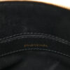 Signature Grained Calfskin XXS Ville Top Handle Bag Black White