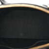Signature Grained Calfskin XXS Ville Top Handle Bag Black White