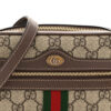 GG Supreme Monogram Web Mini Ophidia Shoulder Bag Brown
