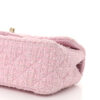 Tweed Quilted Mini Rectangular Flap – Pink