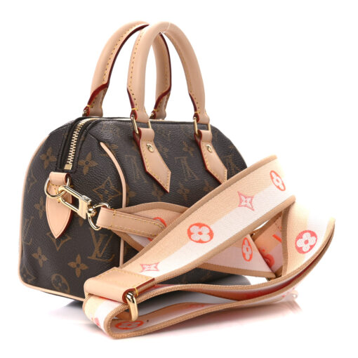 Monogram Speedy Bandouliere 20 Pink Orange