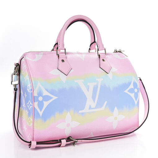 Monogram Escale Speedy Bandouliere 30 Pastel