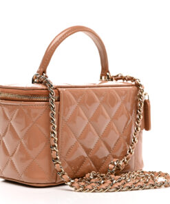 Patent Quilted "Pick Me Up" Vanity Case