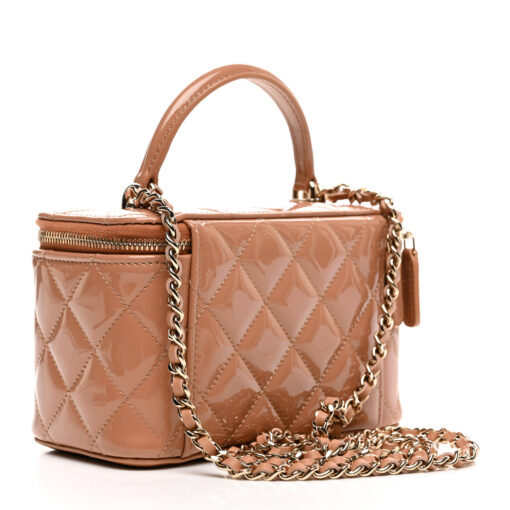 Patent Quilted "Pick Me Up" Vanity Case