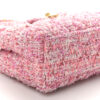 Tweed Quilted Nano Kelly Shopper – Pink