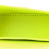 Semi Shiny Calfskin Crocodile Embossed Hourglass Top Handle Bag Mini Fluo Yellow