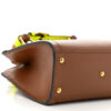 Wonka Grain Calfskin Mini Diana Tote Bag Cuir Yellow Fluo