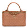 Patent Quilted "Pick Me Up" Vanity Case