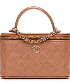 Patent Quilted "Pick Me Up" Vanity Case