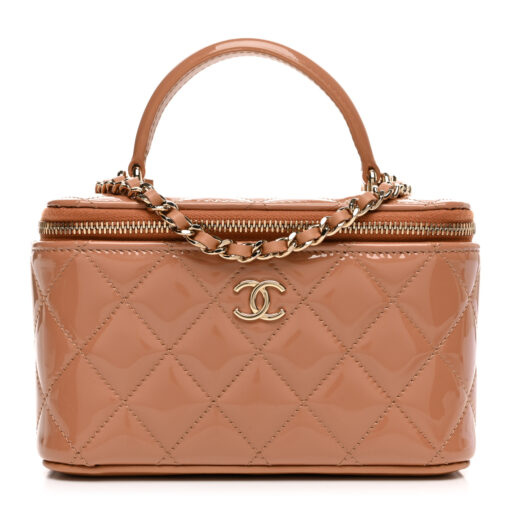 Patent Quilted "Pick Me Up" Vanity Case