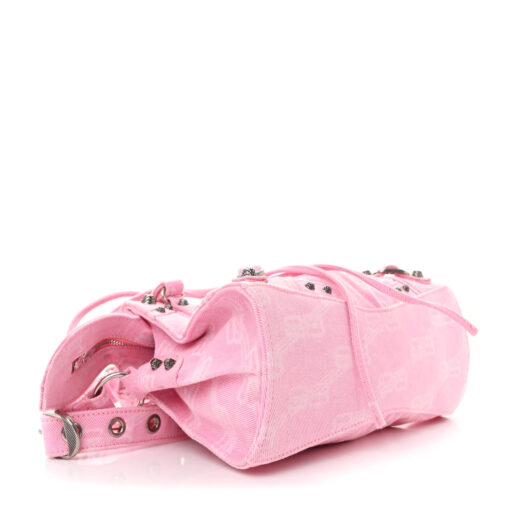 Denim BB Monogram Neo Cagole Handbag XS Pink