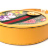 GG Supreme Monogram Flora Web Mini Ophidia Round Shoulder Bag Beige Multicolor Crop