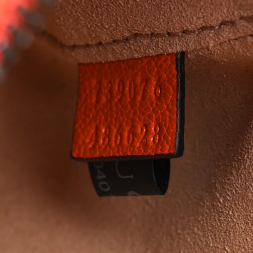 Goatskin Mini Aphrodite Shoulder Bag Orange