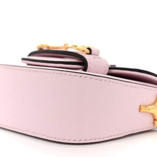 Calfskin Horsebit 1955 Super Mini Crossbody Bag Light Pink