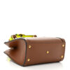 Wonka Grain Calfskin Mini Diana Tote Bag Cuir Yellow Fluo