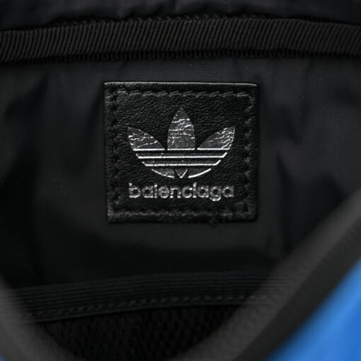 Balenciaga X ADIDAS Nylon Messenger Bag Black Blue