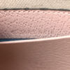 Monogram Jumbo GG Textured Dollar Calfskin Mini Padlock Top Handle Shoulder Bag Beige Perfect Pink