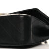 Lambskin Quilted Medium Double Flap – Black & White