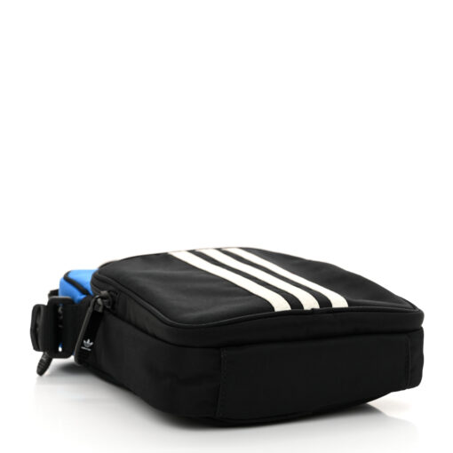 Balenciaga X ADIDAS Nylon Messenger Bag Black Blue