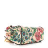 New Shangai Calfskin Floral Print Mini Diana Tote Bag Multicolor