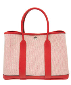 Hermès Garden Party 30 01/S3 Handbag – Blanc Rouge de Coeur