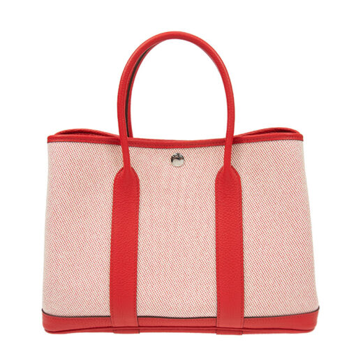 Hermès Garden Party 30 01/S3 Handbag – Blanc Rouge de Coeur