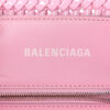 Faux Calfskin Braided Varnished XS Bistro Basket Candy Pink