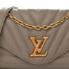 Calfskin LV New Wave Chain Bag MM Taupe