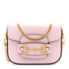 Calfskin Horsebit 1955 Super Mini Crossbody Bag Light Pink