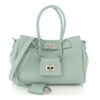 Smooth Calfskin Mini Bel Air Carry All Bag Mineral Green