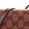 Monogram Textured Dollar Calfskin Mini Horsebit 1955 Crossbody Bag Sahara Rubino Chardonnay