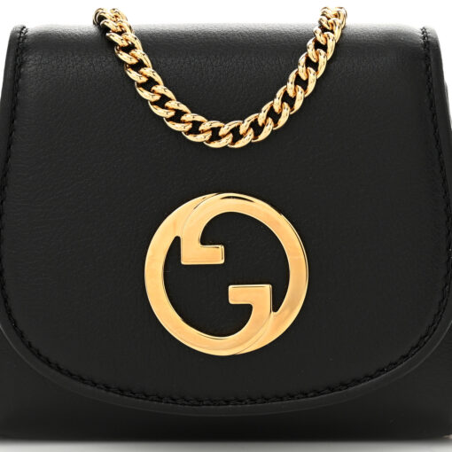 Roxy Calfskin Medium Blondie Chain Wallet Black