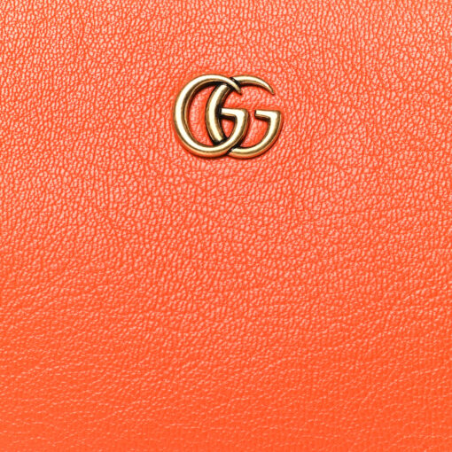 Goatskin Mini Aphrodite Shoulder Bag Orange
