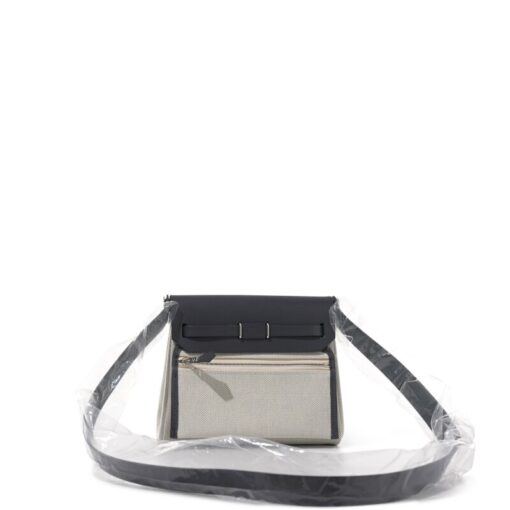 Ardoise Vache Hunter, Bleu Glacier and Ecru Toile Mini Herbag Zip 20 Palladium Hardware, 2024
