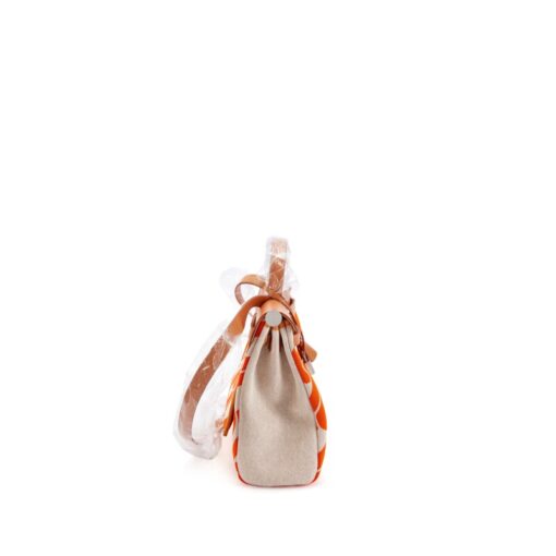 Naturel Sable Vache Hunter and Orange Minium and Ecru Toile Maillons & Co Herbag Zip 31 Palladium Hardware, 2024