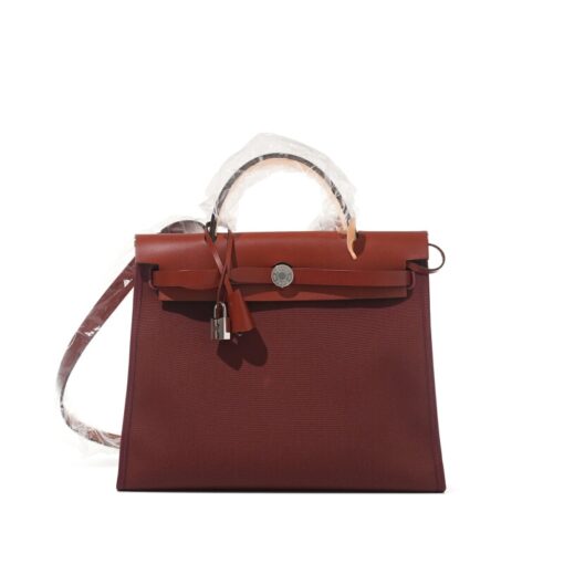 Cuivre Vache Hunter and Rouge H Toile Herbag Zip 31 Palladium Hardware, 2020
