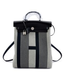 Black Vache Hunter and Toile H Vibration Herbag a Dos Palladium Hardware, 2021