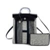 Black Vache Hunter and Toile H Vibration Herbag a Dos Palladium Hardware, 2021