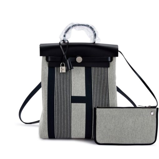 Black Vache Hunter and Toile H Vibration Herbag a Dos Palladium Hardware, 2021