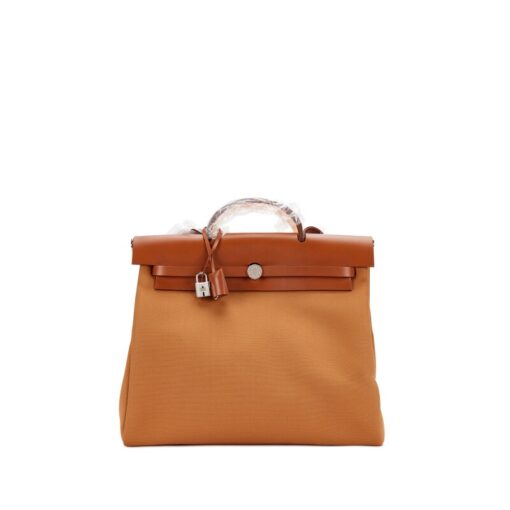 Fauve Vache Hunter and Dune and Magnolia Toile Verso Herbag Zip 39 Palladium Hardware, 2020